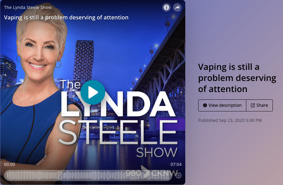 The Rapid Rise of Vaping - Lynda Steele